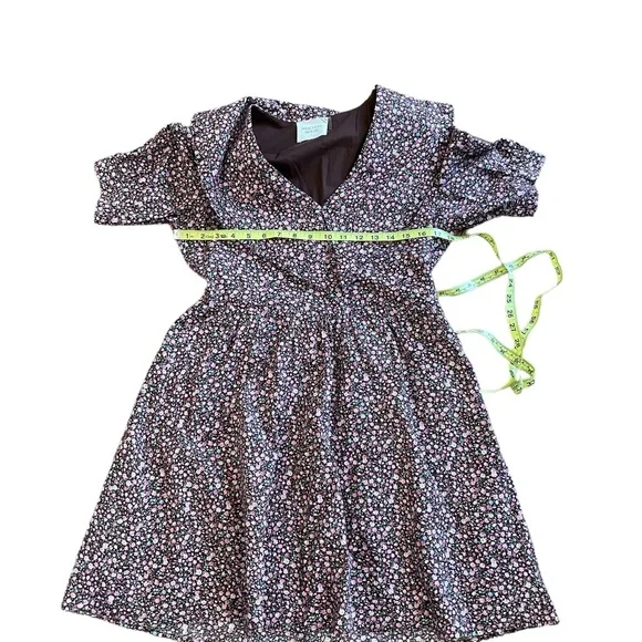 TUCKERNUCK Hyacinth House Ruffle Collar Ditsy Floral Sadie Mini Dress - Picture 14 of 16